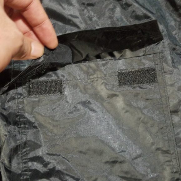 MOSSI Racing Jacket Waist Straps All Black 2013 Size M Button Zipz - Picture 5 of 9